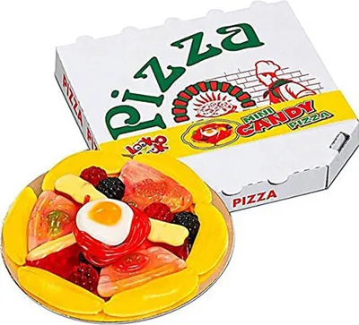 Obrázek produktu pro Look o Look Mini Candy Pizza ovocné želé a pěnový cukr 85g