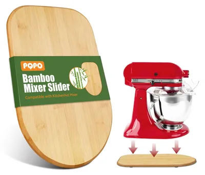 Bambus Mixer-Schieber für 4,5-5 L Standmixer, Arbeitsplattenschutz