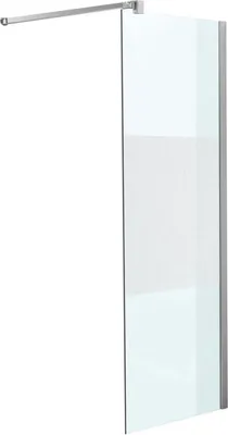 Produktbild von Duschabtrennung 130x200x100cm rechteckig halb gefr halbmilchglas