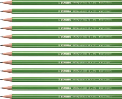 Produktbild von Umweltfreundlicher Bleistift - STABILO GREENgraph - Einzelstift - Härtegrad HB