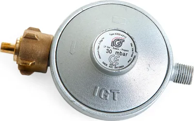 Image de Paella World Détendeur gaz 30 mbar Débit nominal 1,5 kg/h Filetage 1/4 gauche sans soupape de sécurité