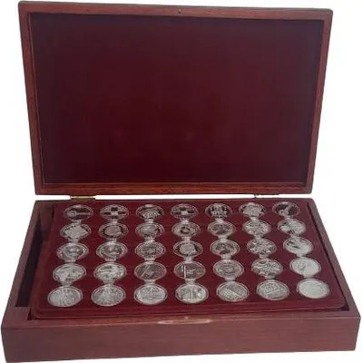 Obrázek produktu pro kazeta na kompletní stříbrné pamětní mince ČR od roku 1993