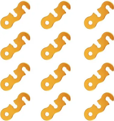 Produktbild von Leichter Aluminium Zeltspanner 12er Pack für Outdoor