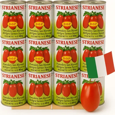 Produktbild von San Marzano Tomaten DOP 400g x12 Stück - Strianese