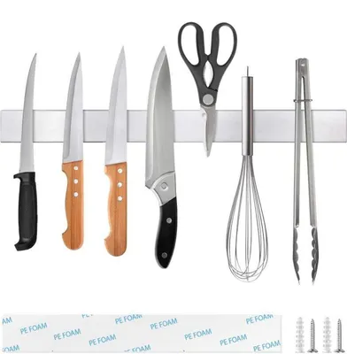 Image de Ninonly barre magnétique couteau 40cm autocollant