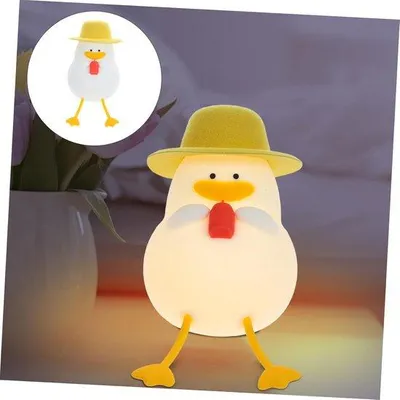 Obrázek produktu pro LED noční lampička, teplé světlo, dobíjení přes USB, 3 režimy, 12,6 × 9,6 × 8,8 cm, pro chlapce i dívky