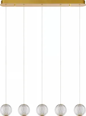Zdjęcie produktu dla Żyrandol LED CINTRA złoto-odcienie złota 21W Ciepła biel 1300lm akryl wym:150x84x11cm IP20 Lucide