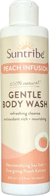 Obrázek produktu pro Suntribe Přírodní jemný sprchový gel s výtažky z broskví 200 ml