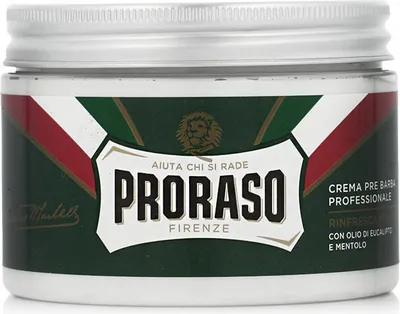 Produktbild von Proraso Refreshing Professional Pre-Shave Creme mit Eukalyptusöl und Menthol 300 ml