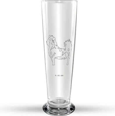 Produktbild von Mr. & Mrs. Panda Glasbecher Hund Australien Shepherd - Transparent - Geschenk, Sprüche, Bierglas, Spruch, Trinkglas, Bierbecher, Glasbierglas, Bier Glas