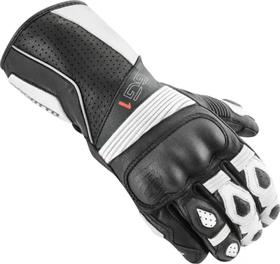 Produktbild von Bogotto Sprint perforierte Motorradhandschuhe, schwarz/weiß, 2XL
