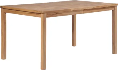 Obrázek produktu pro vidaXL Zahradní stůl 150x90x77 cm teakový masiv - Zahradní stoly