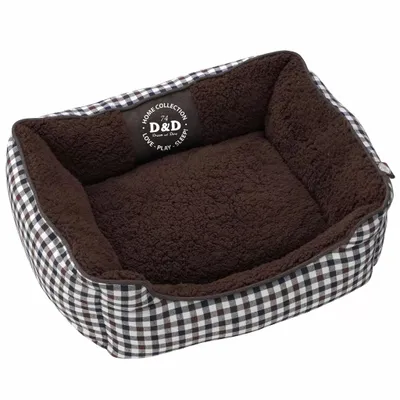 Produktbild von D&D Haustierbett Sweet Checker 80 x 60 x 24 cm 671/438091