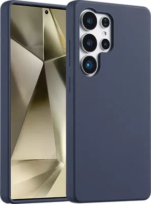 Zdjęcie produktu dla Accezz Liquid Silicone Backcover dla Samsung Galaxy S25 Ultra - ciemnoniebieski