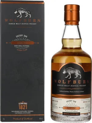 Produktbild von Wolfburn AURORA Single Malt Scotch Whisky 46% Vol. 0,7l in Geschenkbox
