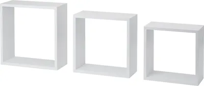 Produktbild von Dolle Würfelregal Frame 30 x 30 cm weiß 3er-Set