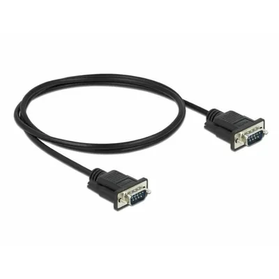 Produktbild von DELOCK RS-232 Kabel Seriell D-Sub9 1 m St/St mit Steckergeh.