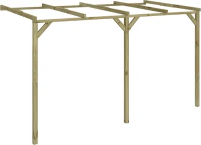 Zdjęcie produktu dla Pergola przyścienna, 2 x 4 x 2,2 m, drewno
