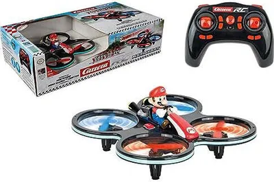 Produktbild von Carrera RC Mini Mario-Copter, ferngesteuerter Quadrocopter | 2.4 GHz Fernsteuerungstechnik | inkl. Akku und Batterien | Einfach zu Fliegen | Auto Start- und Landefunktion | automatische Höhenkontrolle