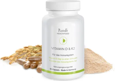 Produktbild von Vitamin D Und K2 Kapseln 60 St