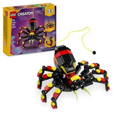 Obrázok produktu pre LEGO Creator Divoké zvieratá: Prekvapivý pavúk, Stavebnica, 7 rok / roky, Plast, 153 kusov, 153 g
