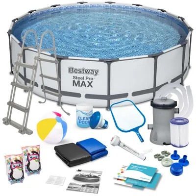 Obrázok produktu pre Basen Ogrodowy Stelaňľowy 457 X 107 Cm 18W1 Bestway 56488