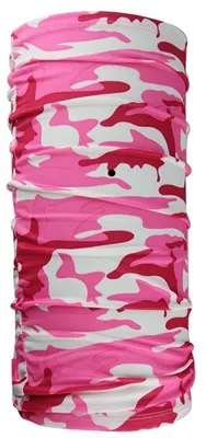 Immagine prodotto di Sciarpa multifunzionale rosa mimetica a cappio | Sport e attività all'aperto | Donna e uomo | Traspirante, lavabile, elastica | Bordi cuciti