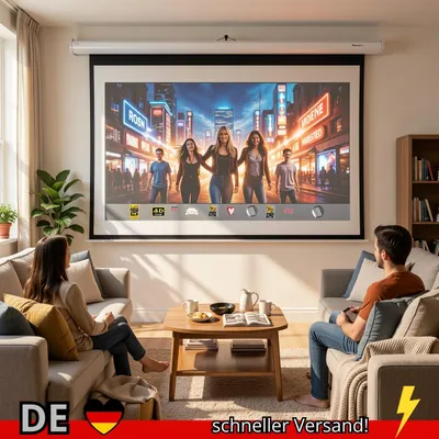 Produktbild von Beamer Leinwand Tragbar Anti-Licht 60-120 Zoll
