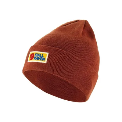 Produktbild von Fjällräven Vardag Classic Beanie Terracotta Brown Ski Mütze