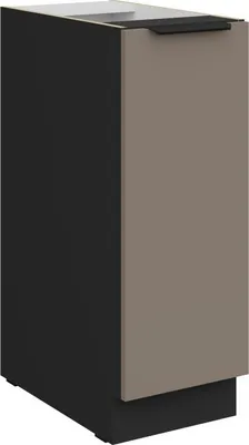 Produktbild von LUNARA Auszugsschrank – Breite 30 cm, Dunkelbeige/Schwarz
