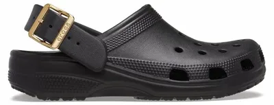 Imagen del producto de Crocs Classic Metallic Buckle, chanclas uni, color negro, referencia 213543-001, talla 39-40 (UE)