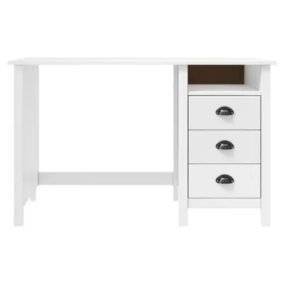 Produktbild von vidaXL Schreibtisch Hill mit 3 Schubladen 120x50x74 cm Kiefernholz