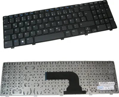 Produktbild von Original QWERTZ Tastatur Deutsch mit schwarzem Rahmen für Dell Inspiron 2521 3521 3537 5521 5537 15-3521 15-3537 15R-5521 15R-5537 Dell Vostro 15-R 2125 2521 5521 (Deutsches Tastaturlayout)