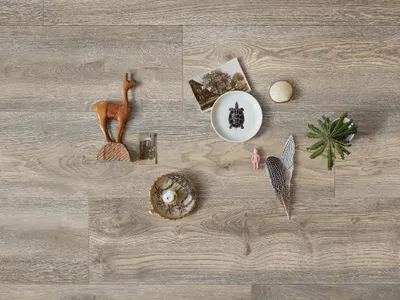 Produktbild von Timefloor | 3,344 m² | Graubraun 10mm Moderna Eco Smart Galapagos Eiche Landhausdiele Designboden, Klick Vinylboden, Wasserdicht, Trittschalldaemmung, Fussbodenbelag