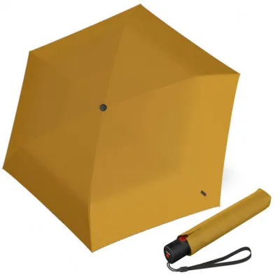 Zdjęcie produktu dla Knirps KNIRPS U.200 Curry - elegancki damski parasol w pełni automatyczny