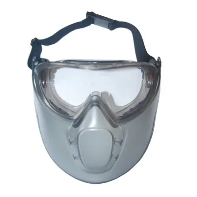 Image de Lunettes Et Masque De Sécurité En Polycarbonate Et Acétate, Incolore Et Antibuée, En166, Résiste Aux