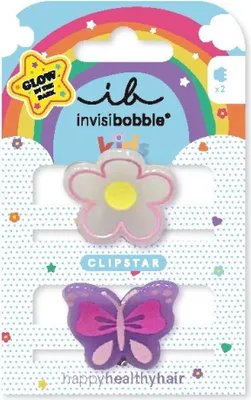Produktbild von Haarspangen Clipstar Glow Happy Flower 2 Stü ck