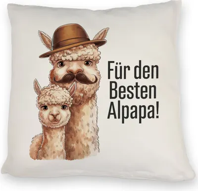 Produktbild von Für den besten ALPAPA! Kissen - Alpaka Papa