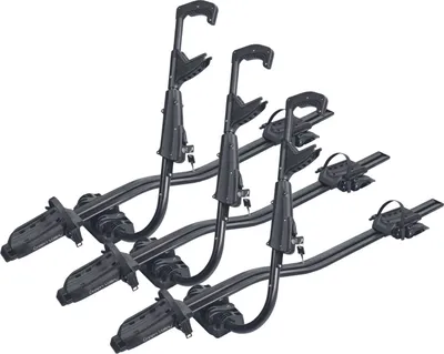 Produktbild von 3x Dachfahrradträger Fahrradträger universeller Fahrradhalter - VDP Fast Bike - belastbar bis 20kg - Aluminium - abschließbar - Fahrrad Dachträger Fahrradschiene Fahrradträger Dach -