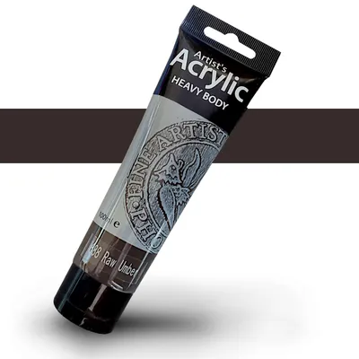 Zdjęcie produktu dla Farba akrylowa artystyczna do malowania HB 100ml Raw Umber - 688 Brązowa