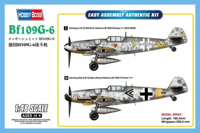 Produktbild von HOBBY BOSS HB81751 Messerschmitt Bf109G-6