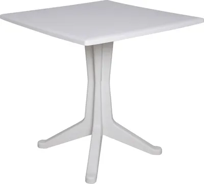 Produktbild von Ipae-Progarden Outdoor-Tisch Trani 70x70x72 cm Weiß, 4 Plätze