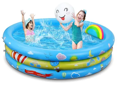 Produktbild von Jojoin Regenbogenfarbene Schwimmkissen für Kinder