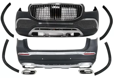Produktbild von Bodykit für Mercedes GLS SUV X167 19-23 Stoßstangen Radkästen M-Design.
