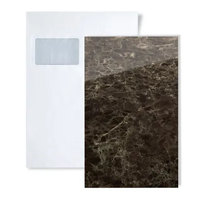Immagine prodotto di 1 campione di pannello da parete WallFace S-19343 MARBLE EMPERADOR AR+ S-Glass Collection | Formato circa A4