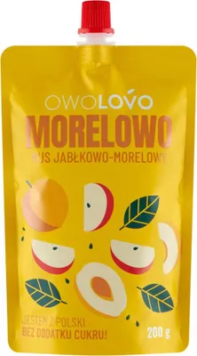 Zdjęcie produktu dla Owolovo Morelowo Mus Jabłkowo-Morelowy 200 G