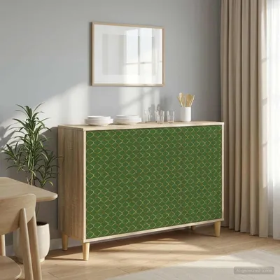 Immagine prodotto di vidaXL Credenza GELEEN, finitura Sonoma, 102 x 33 x 75 cm, realizzata in legno composito