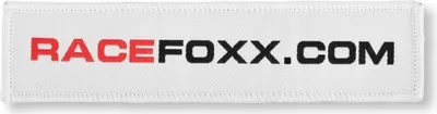 Produktbild von RACEFOXX™ Aufnäher, weiß, 130 x 30 mm