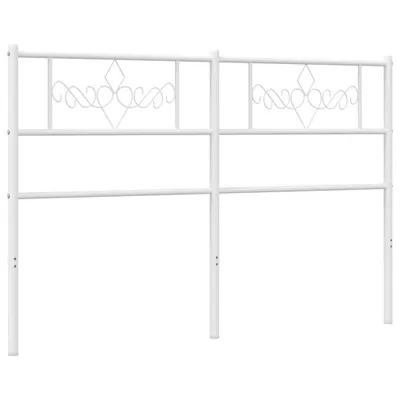 Immagine prodotto di vidaXL Testiera di ricambio in metallo bianco 120 cm