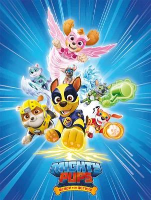 Produktbild von Wandbild MIGHTY PUPS PAW PATROL 46x61 cm – Leinwandbild Keilrahmen Deko modern